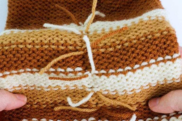 Free Striped Knitting Machine Hat Pattern (Reversible!) | Marching North