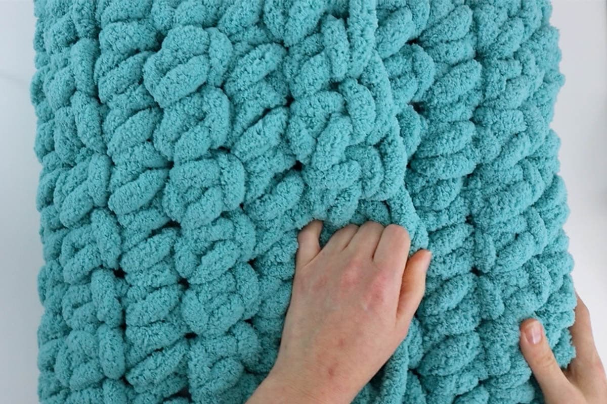 Cozy Free Crochet Pillow Cover Pattern (Removable!) Marching North