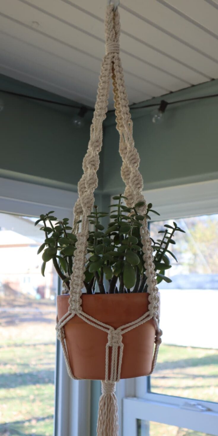 10 Really Easy (and Free!) Macrame Plant Hanger Patterns | Marching North 10-really-easy-and-free-macrame-plant-hanger-patterns-marching-north