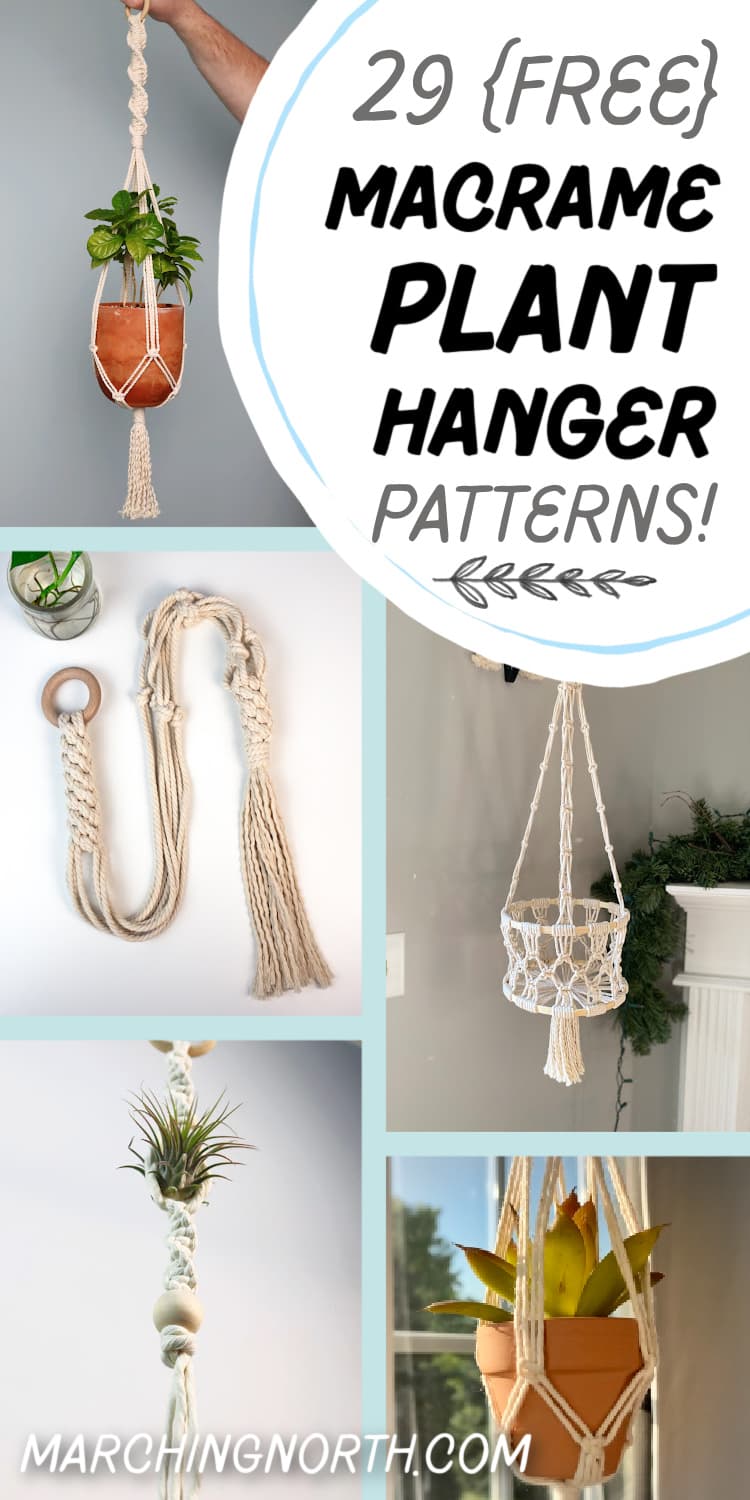 29 Free Step-By-Step Macrame Plant Hanger Patterns (with Tutorials & Video!)