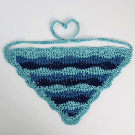 Featured image for makin waves crochet bandana pattern