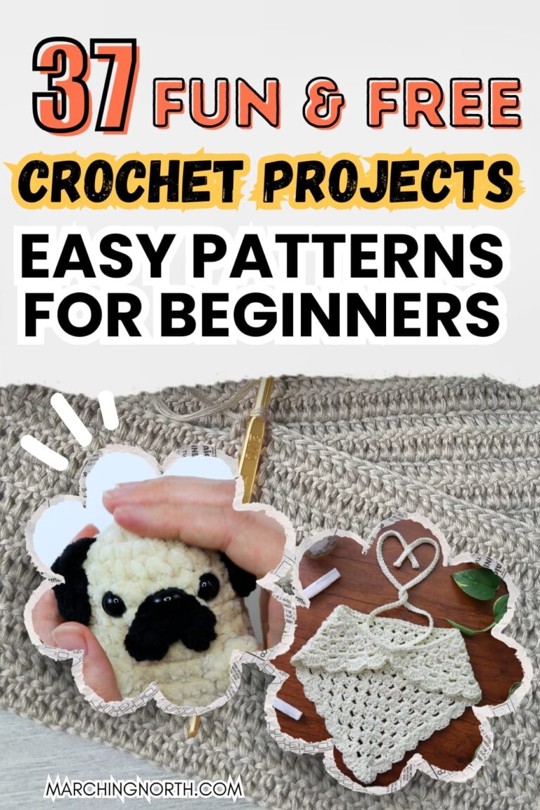 37 Fun & Free Crochet Projects: Easy Patterns for Beginners! | Marching ...