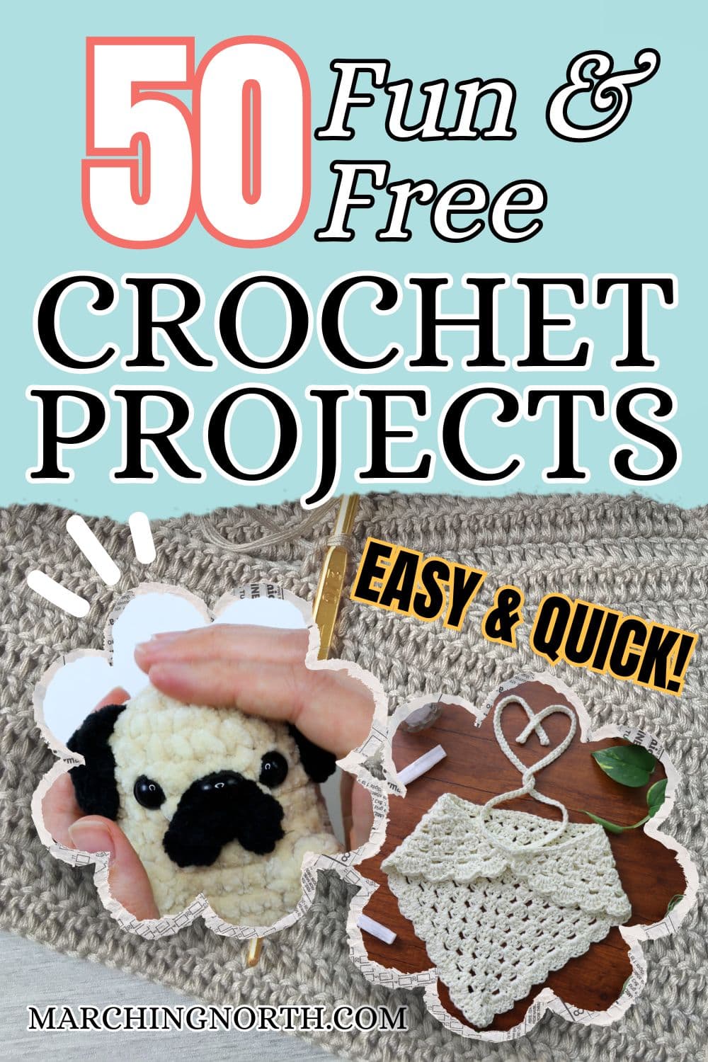 pinterest pin for fun crochet projects post