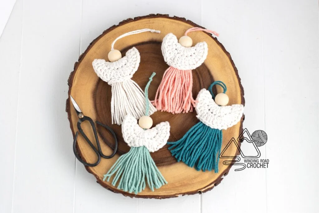 Crochet Angel Ornament Free Pattern and Video Tutorial