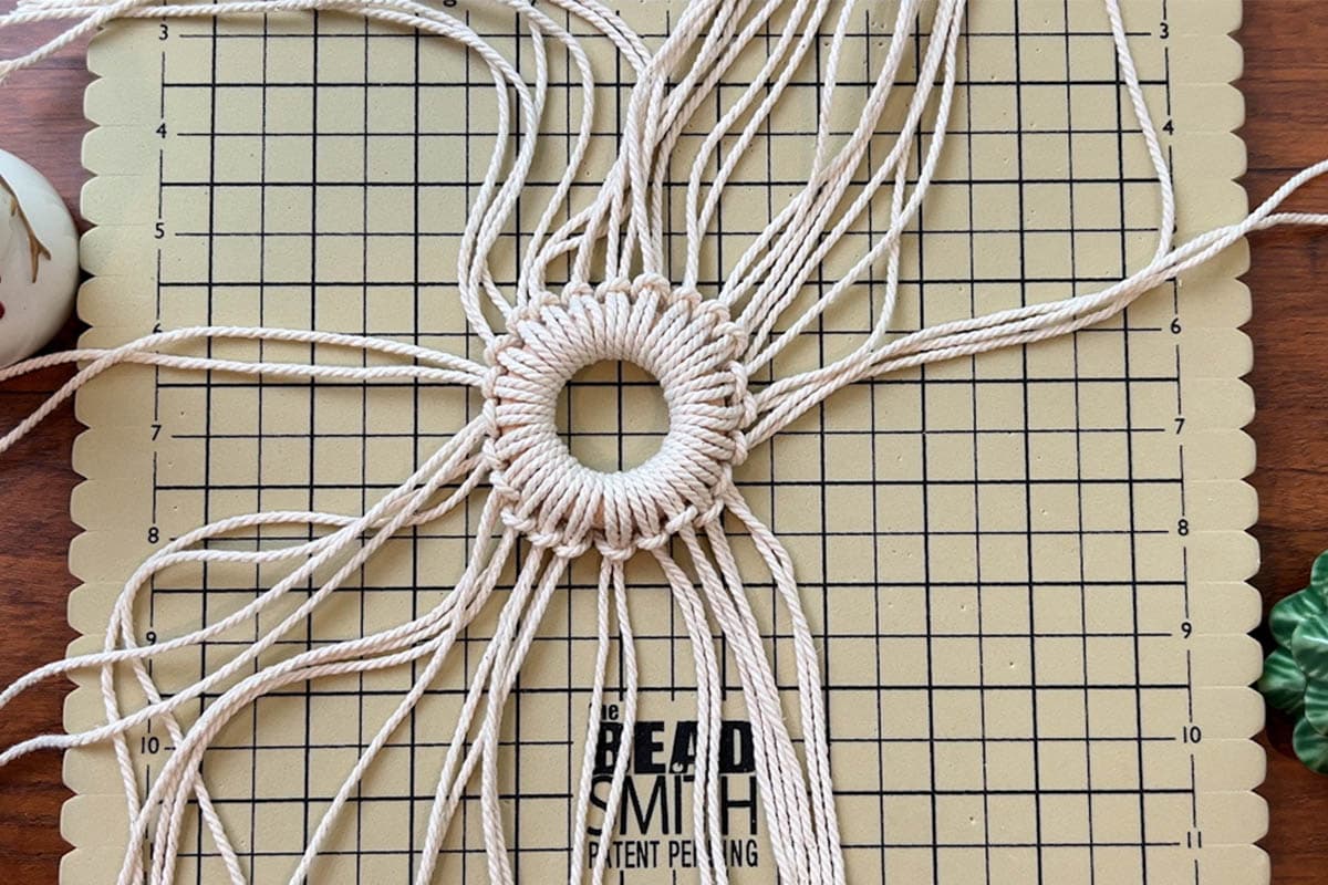 DIY Macrame Snowflake Christmas Ornament Tutorial | Marching North