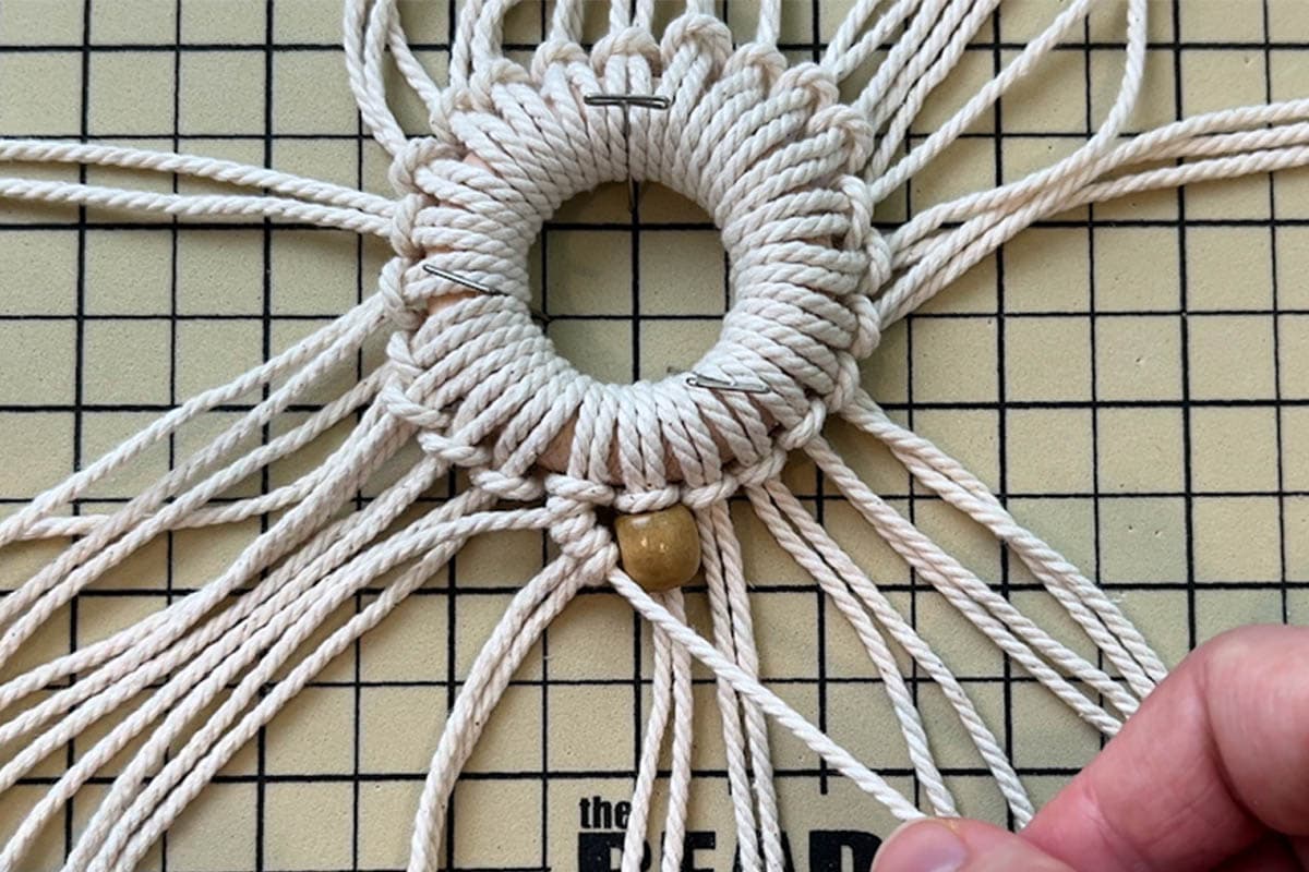 Macrame Snowflake Pattern DIY Macrame Snowflake Christmas Ornament Tutorial | Marching North