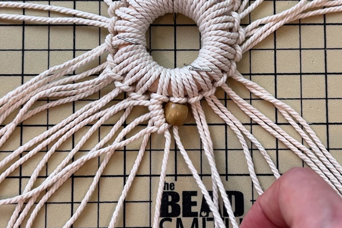 DIY Macrame Snowflake Christmas Ornament Tutorial | Marching North