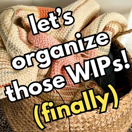 featured image for organizing your crochet WIPs post