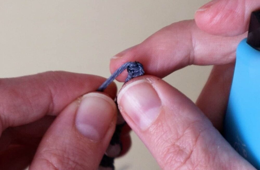 bracelet ends melted down