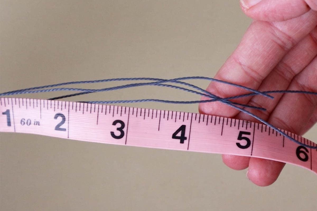 make sure the ends of the cord are at least 5 inches long