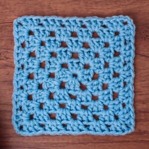 one color granny square featured image