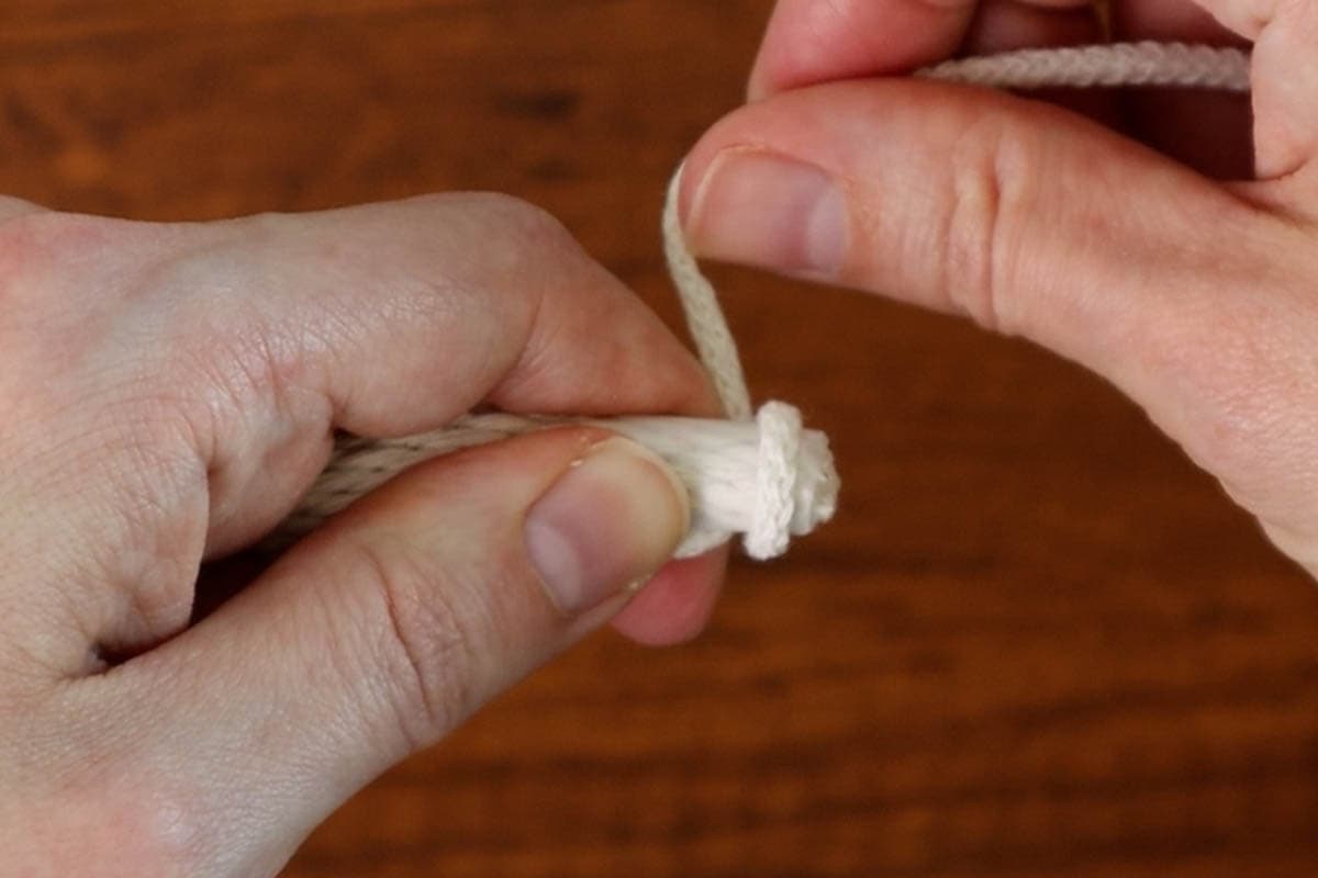 how to wrap the filler cord