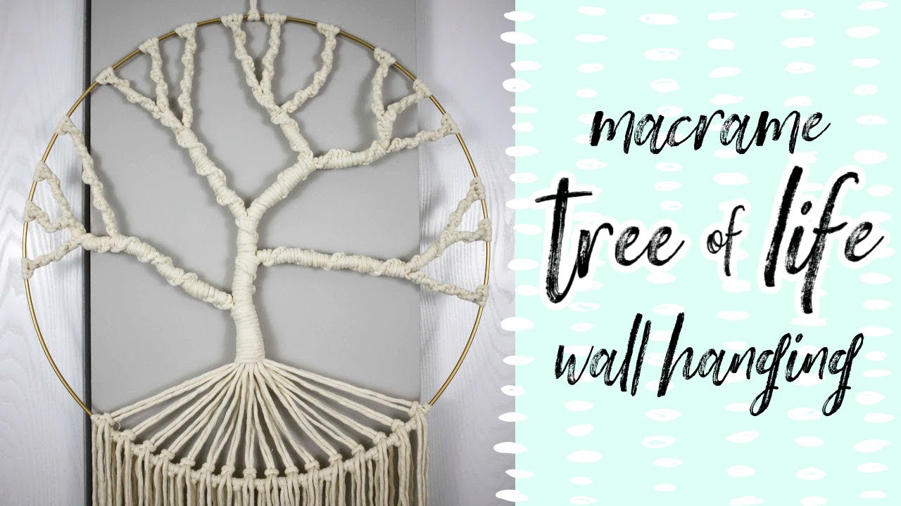 Macrame Tree of Life Wall Hanging (Free Pattern & Tutorial!)
