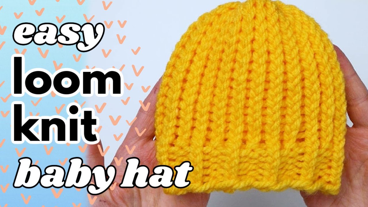 How to Loom Knit a Baby Hat (in 2 Sizes!) Marching North